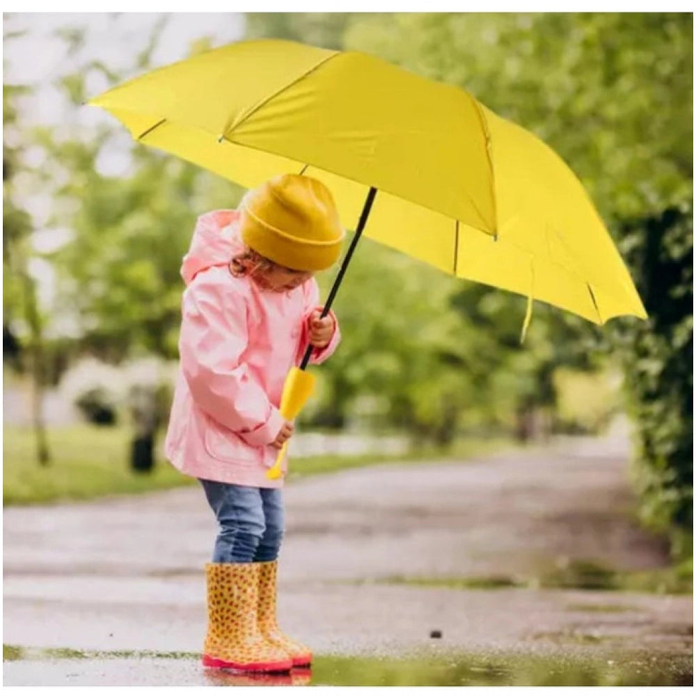 Banana Umbrella – Compact Foldable Umbrella with Banana-Shaped Case (Color: Assorted )